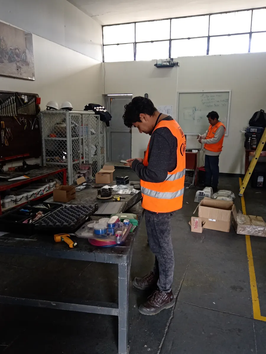 Inventario de herramientas en taller
