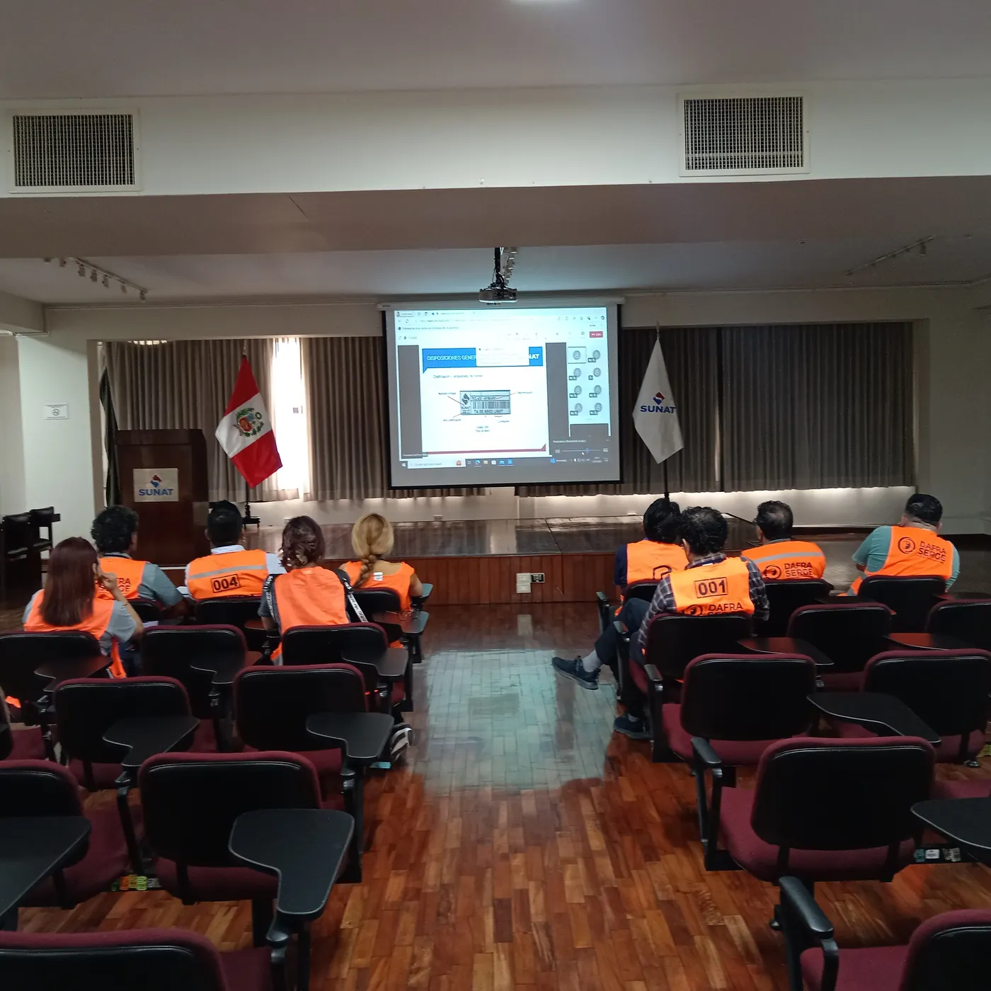 Capacitación del personal antes del inventario